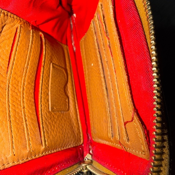 Dooney & Bourke Brown Leather Wristlet - Picture 6 of 6